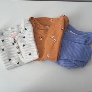 Cat & Jack Toddler Girls Multi-Color Tops Set